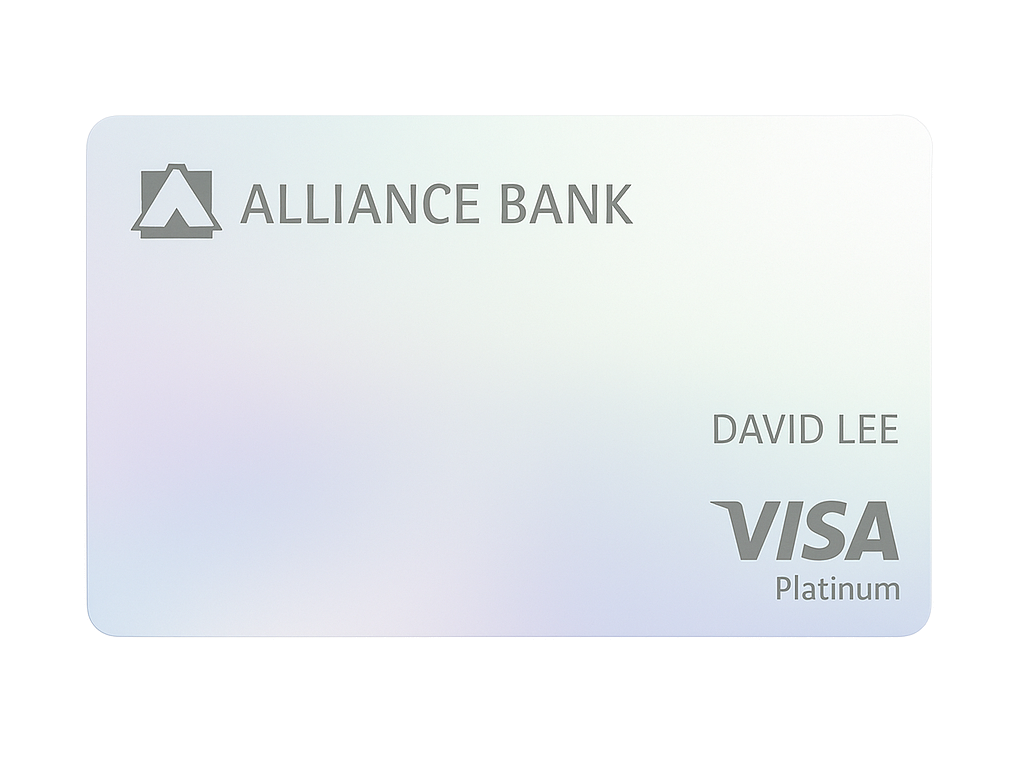Alliance Bank Visa Virtual Credit Card