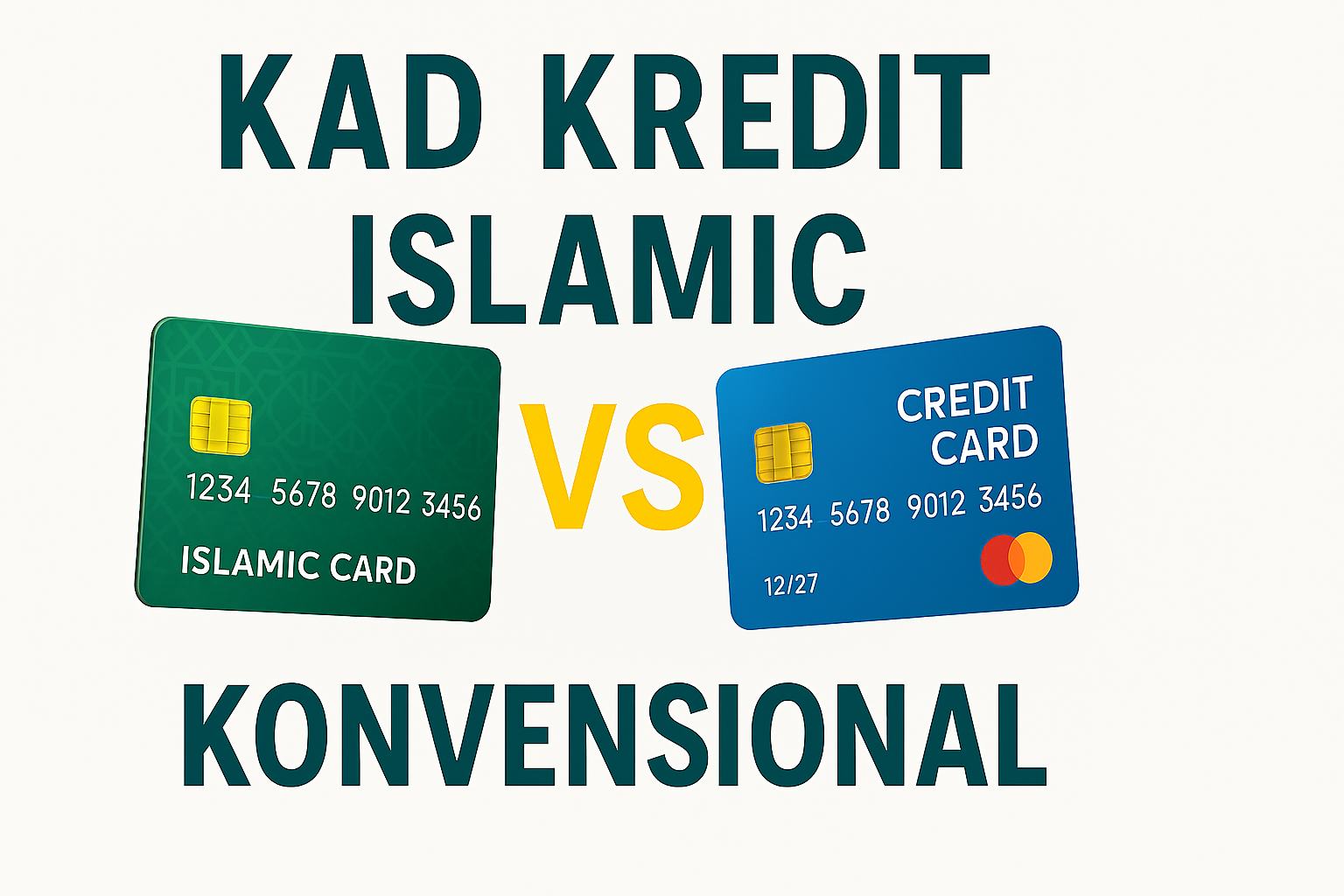 Kad Kredit Islamic vs Konvensional